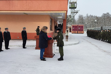 В Ленинградской области очередной выпуск призывников срочной службы пополнил ряды пограничной службы ФСБ России