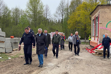 Рабочее совещание по вопросу подготовки здания полиции в посёлке Усть-Луга