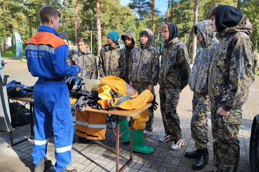 Спасатели области в гостях у  «Авангарда»